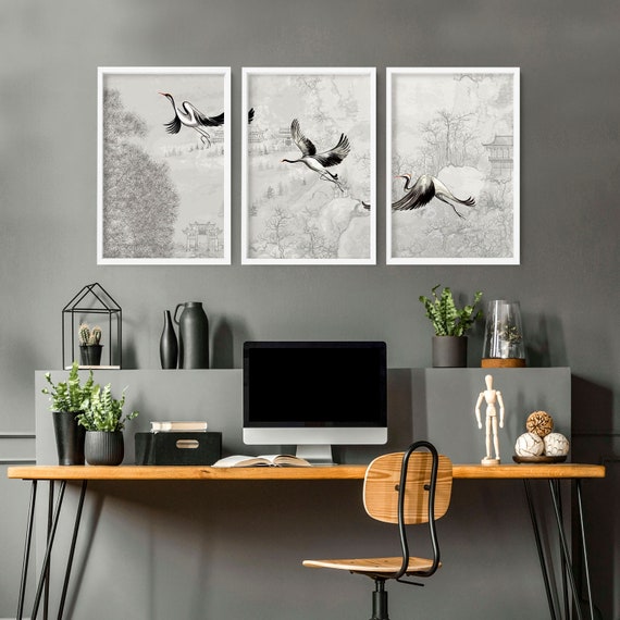 maximalist home office decor