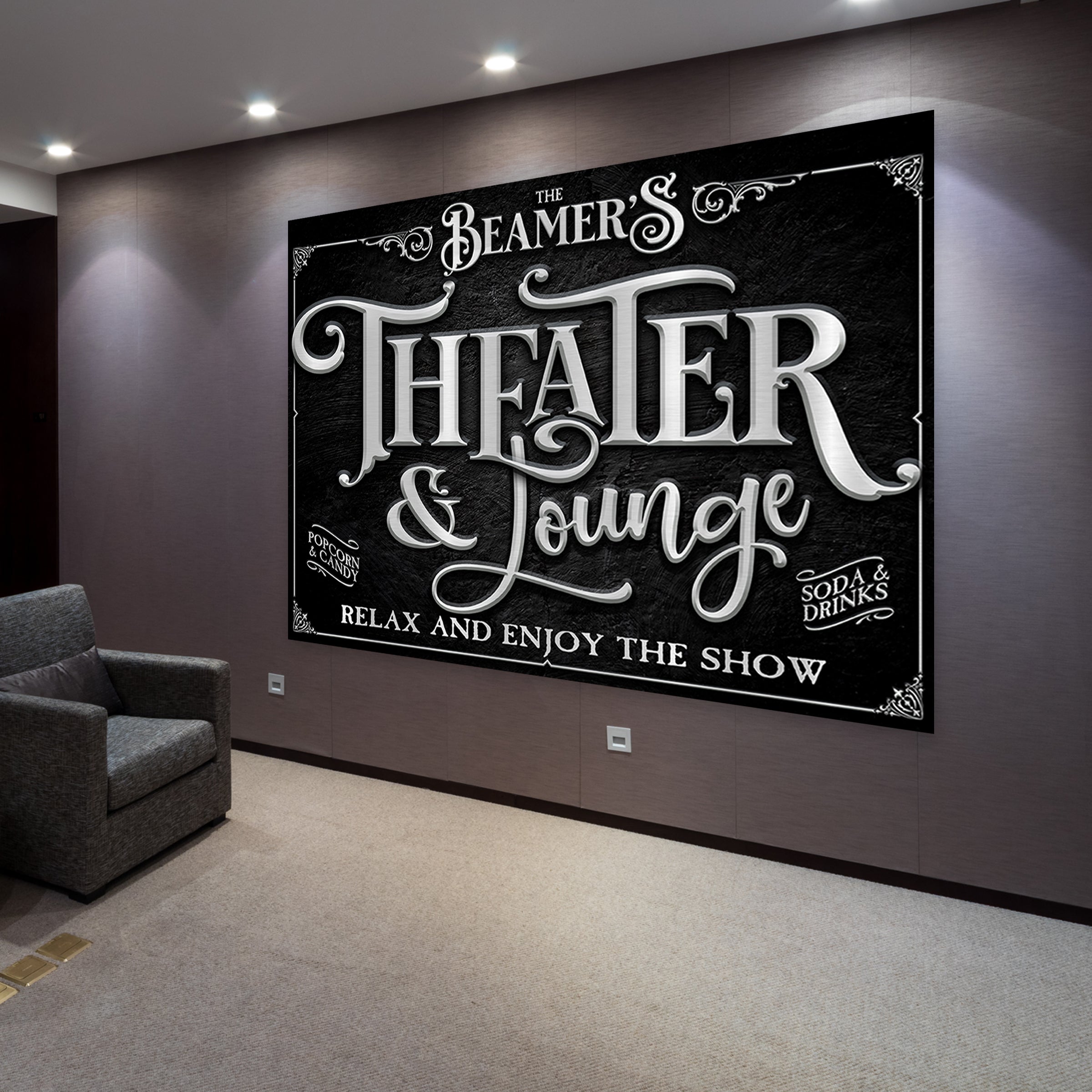 home theater lighting ideas