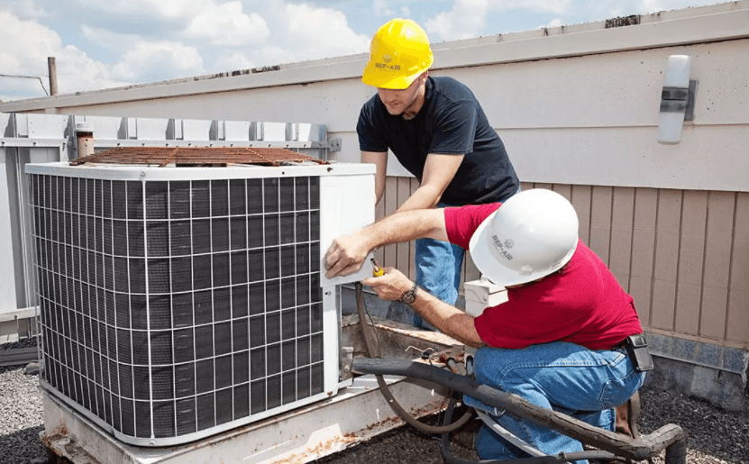 HVAC installation process