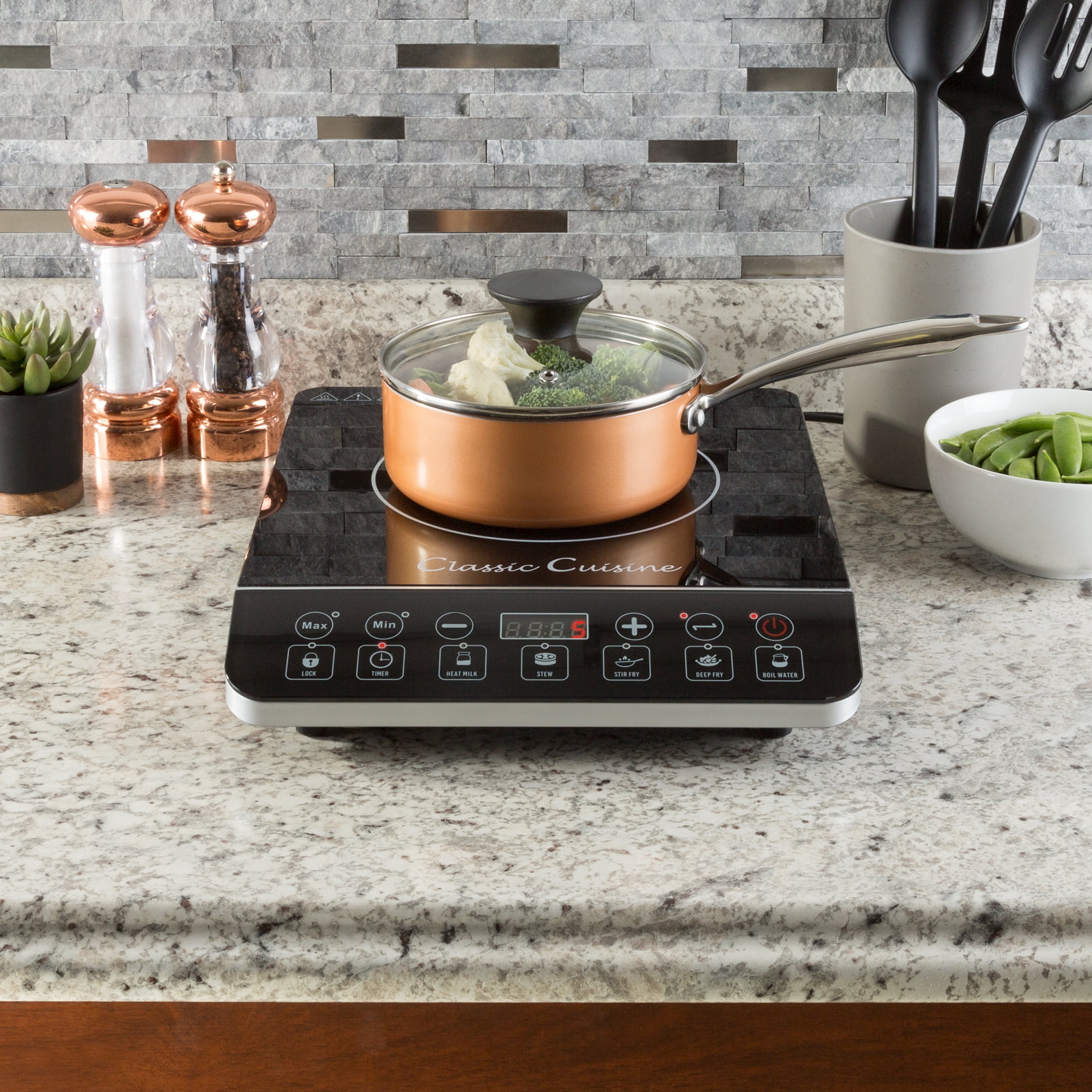 double induction burner