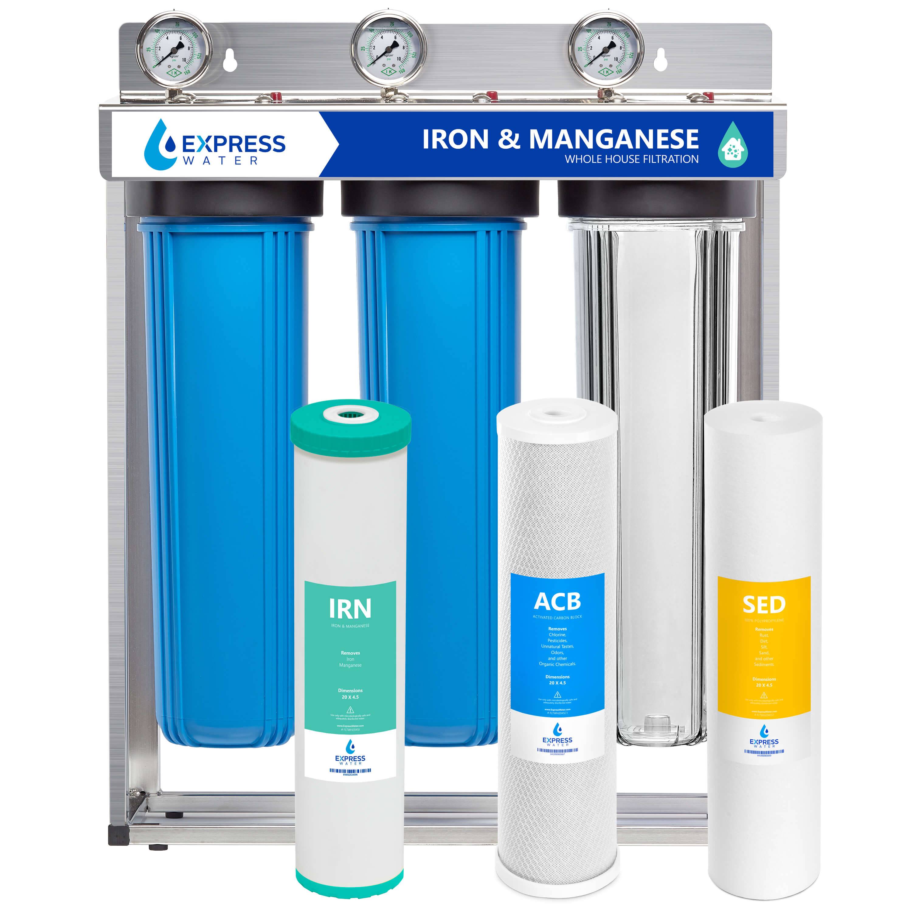 well water iron filter