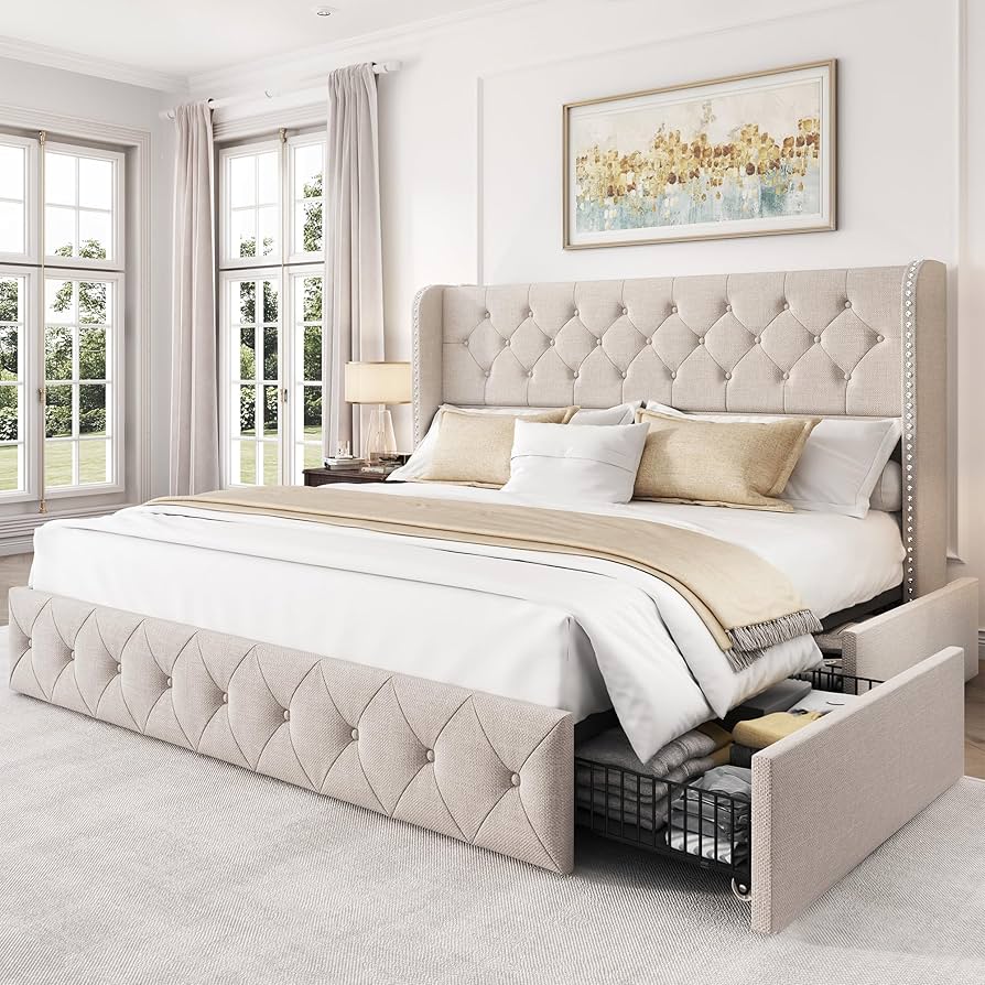 Platform bed frames