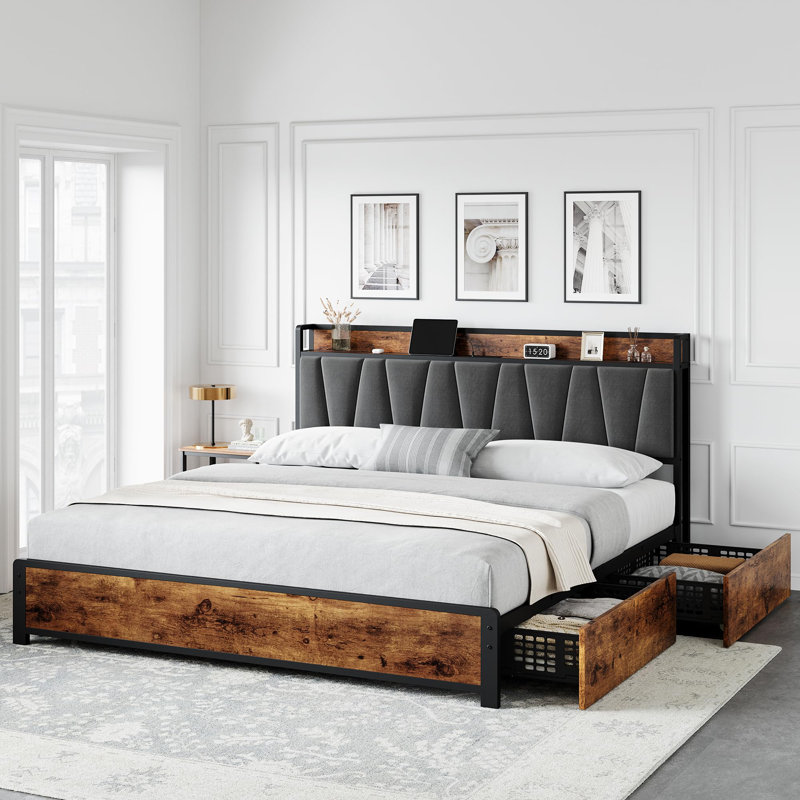 Farmhouse style king beds