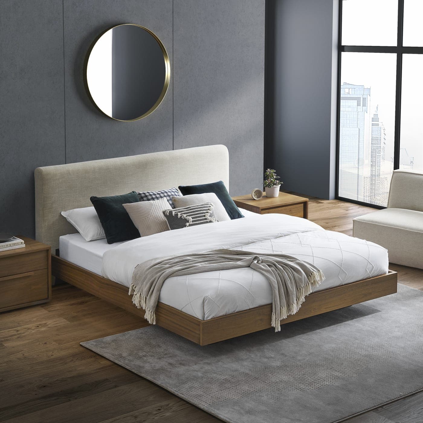 Platform bed frames