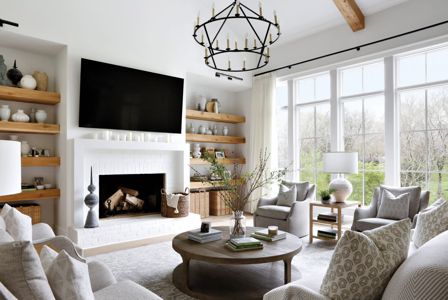 modern farmhouse living room ideas