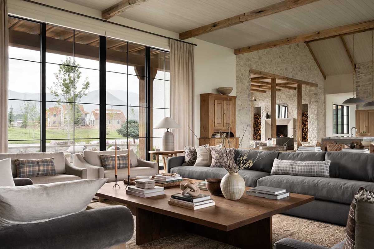 farmhouse living room design