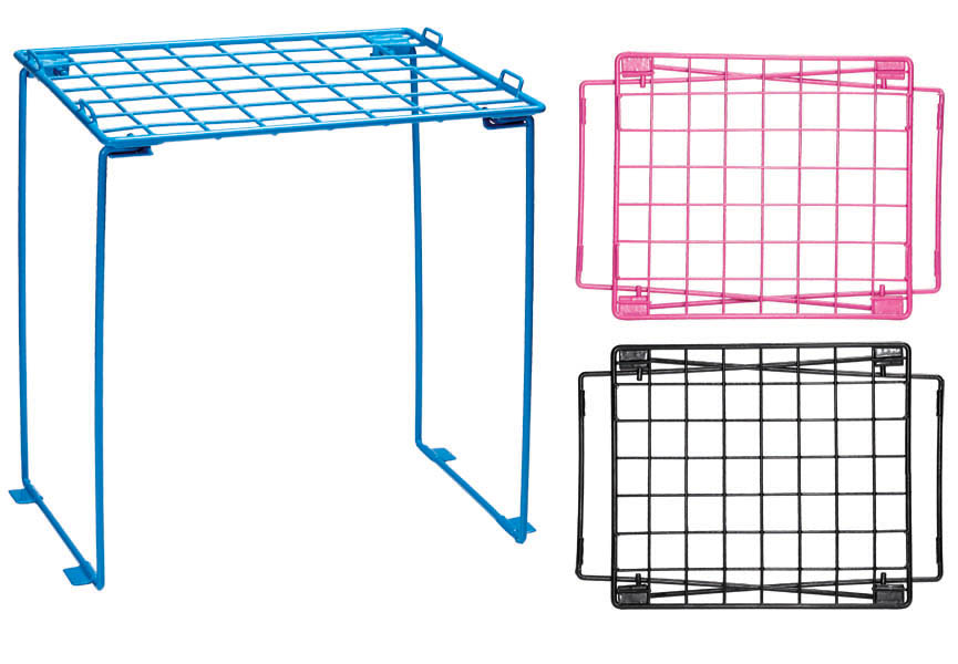 Plastic locker shelves