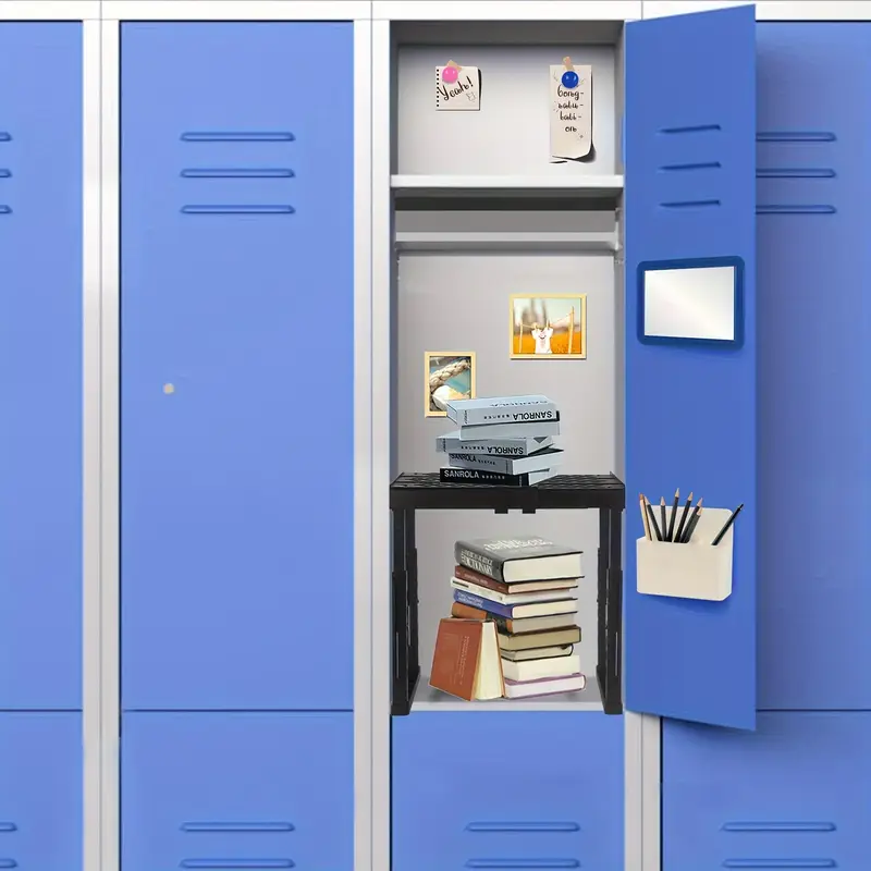 Adjustable locker shelves