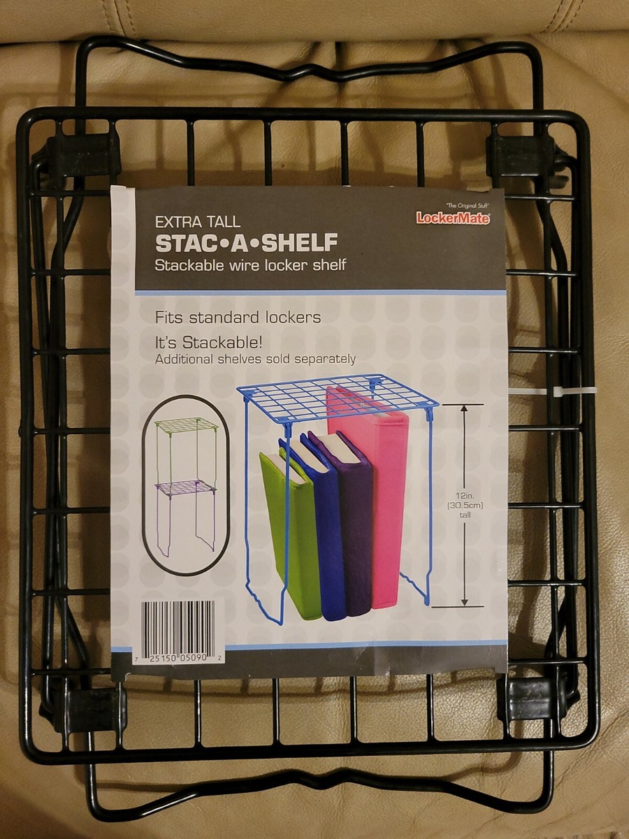 Plastic locker shelves