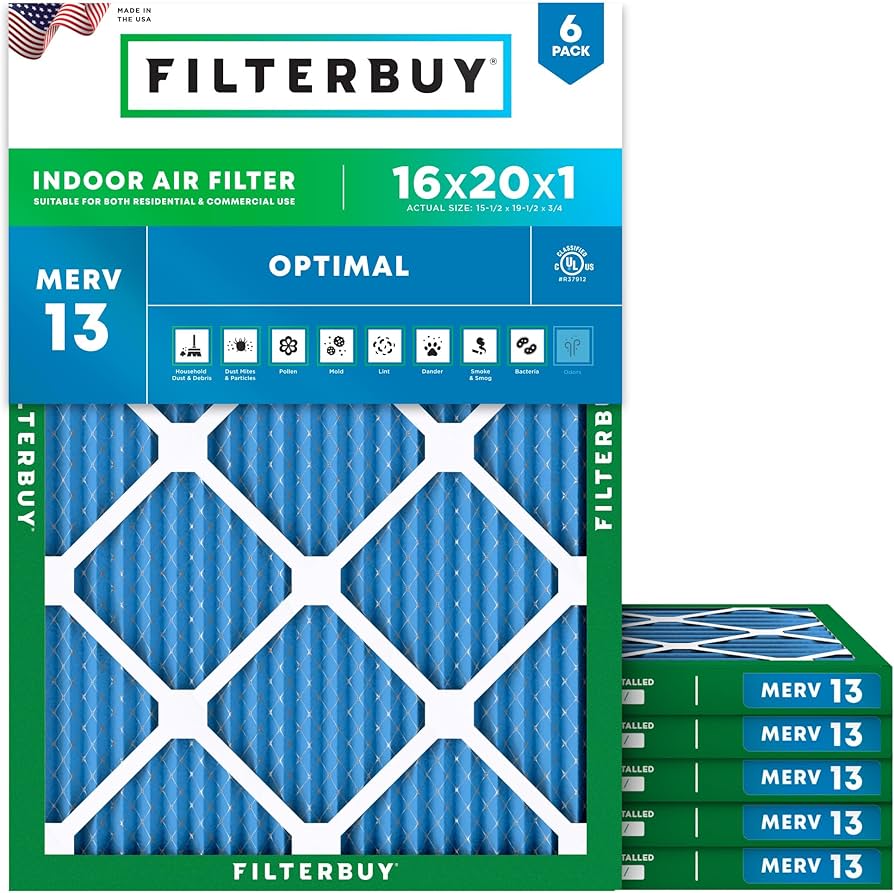 MERV 13 furnace filter