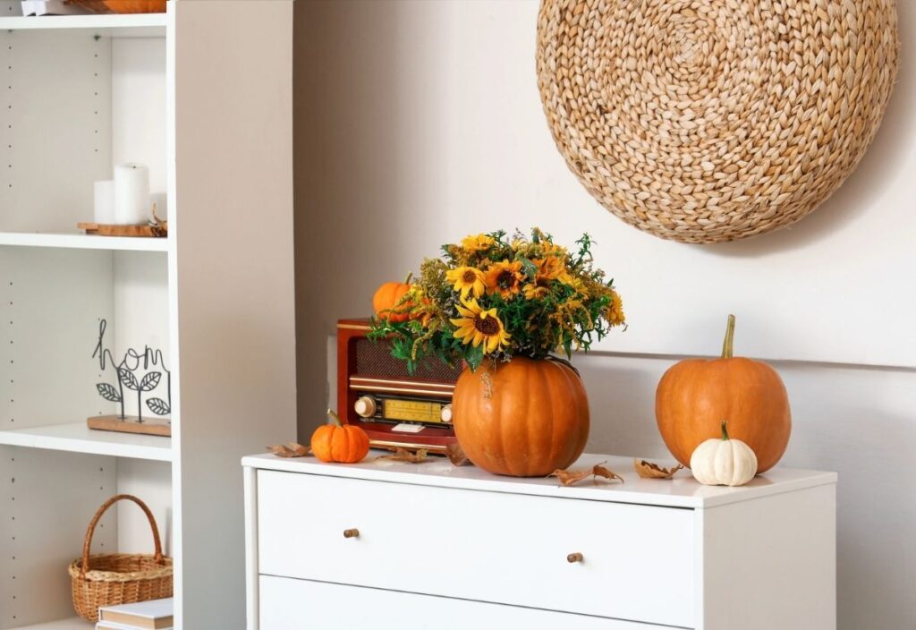 DIY minimalist fall decor