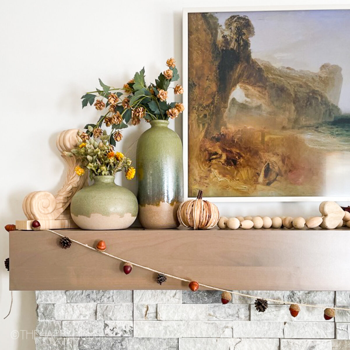 minimalist fall living room decor