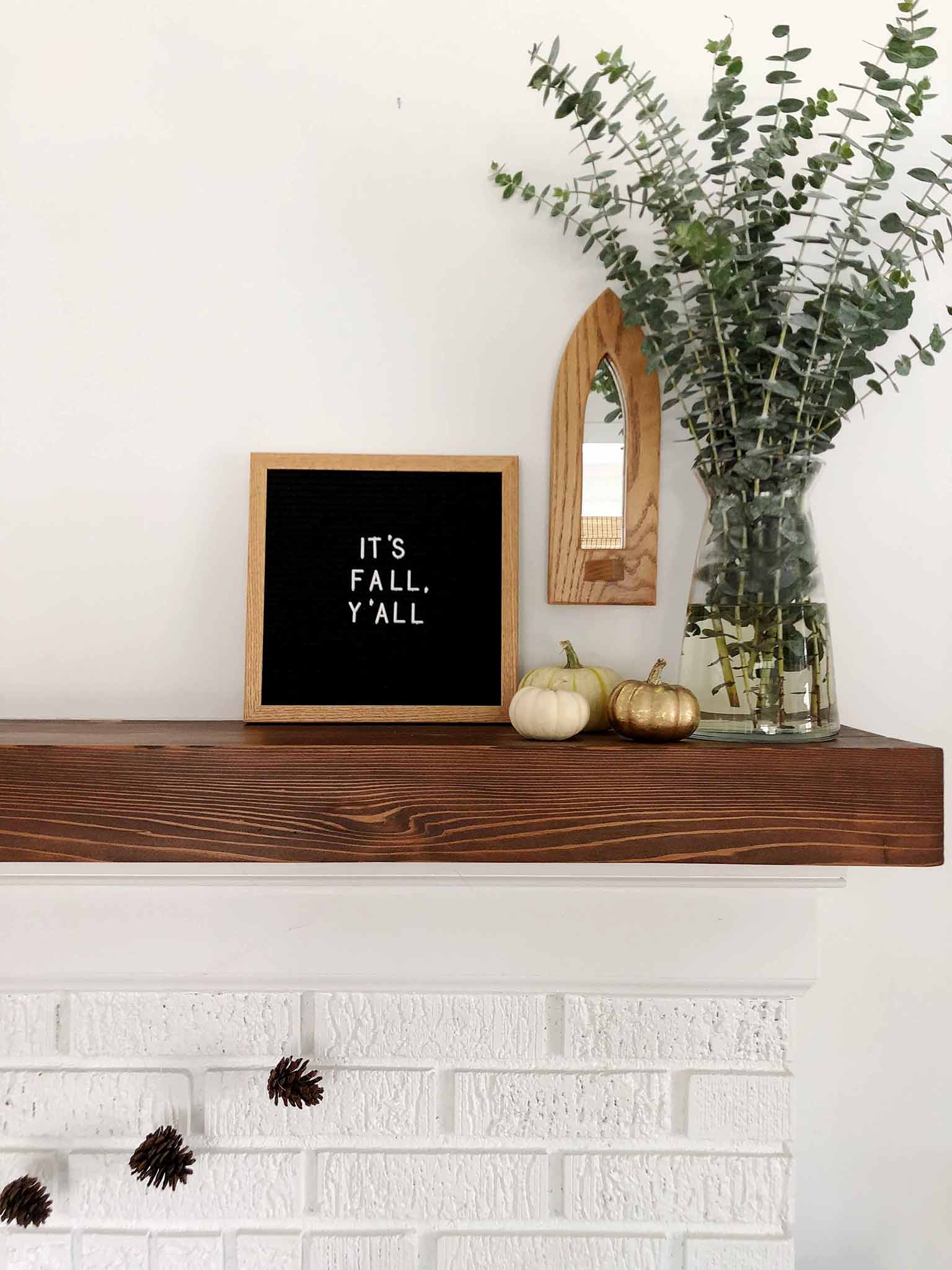 cozy minimalist fall decor