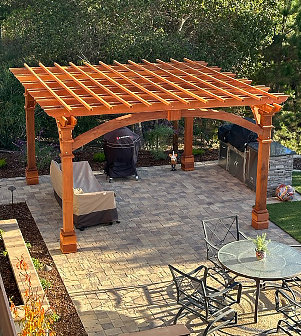 Pergola de alumínio moderna