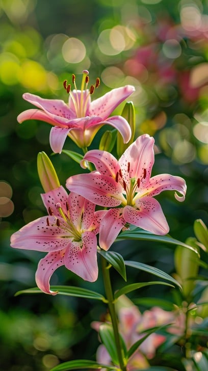 pink flowers for Mother