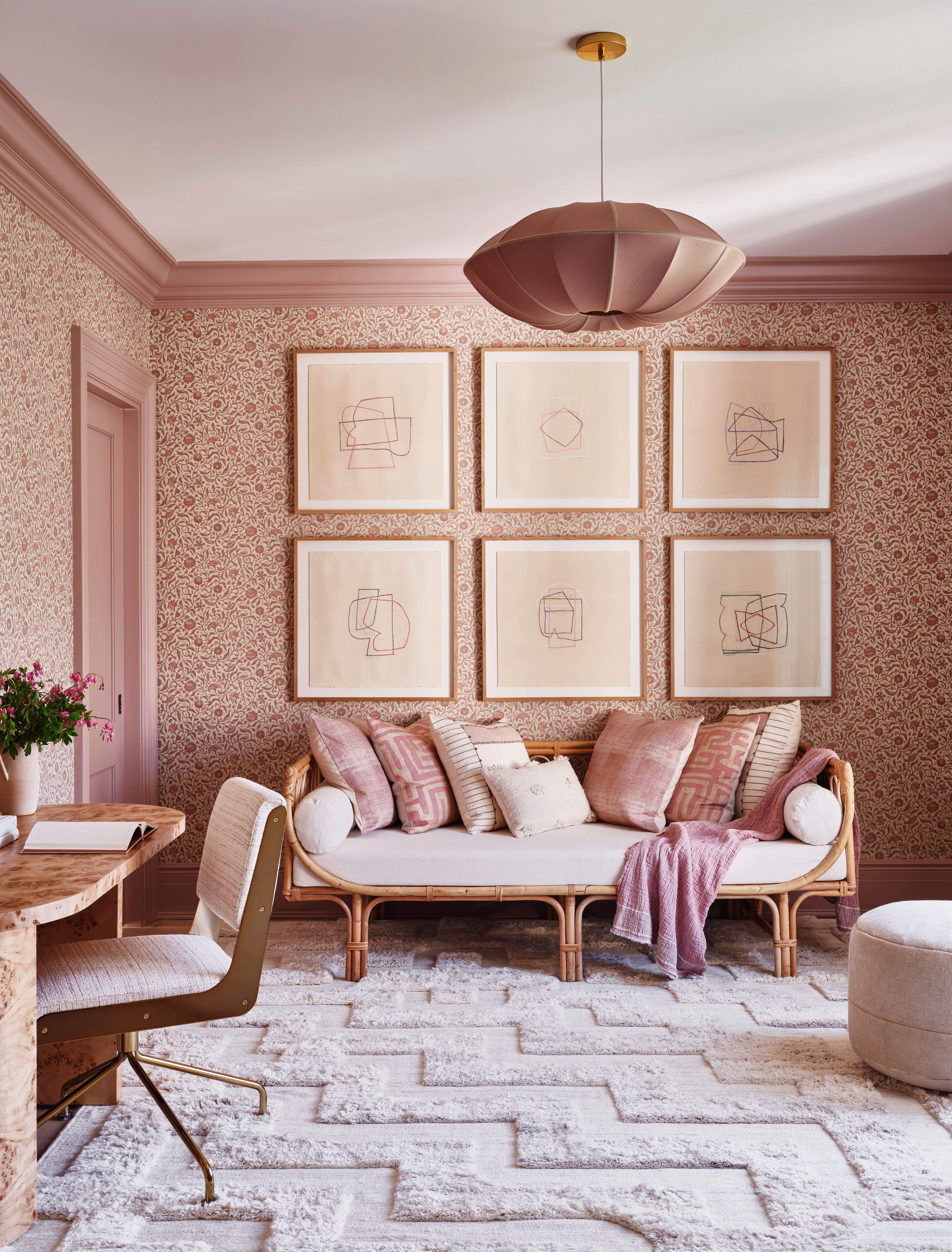 Blush pink decor