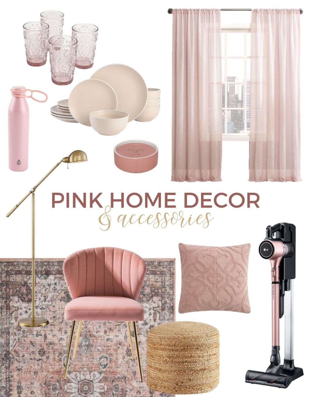 Blush pink decor