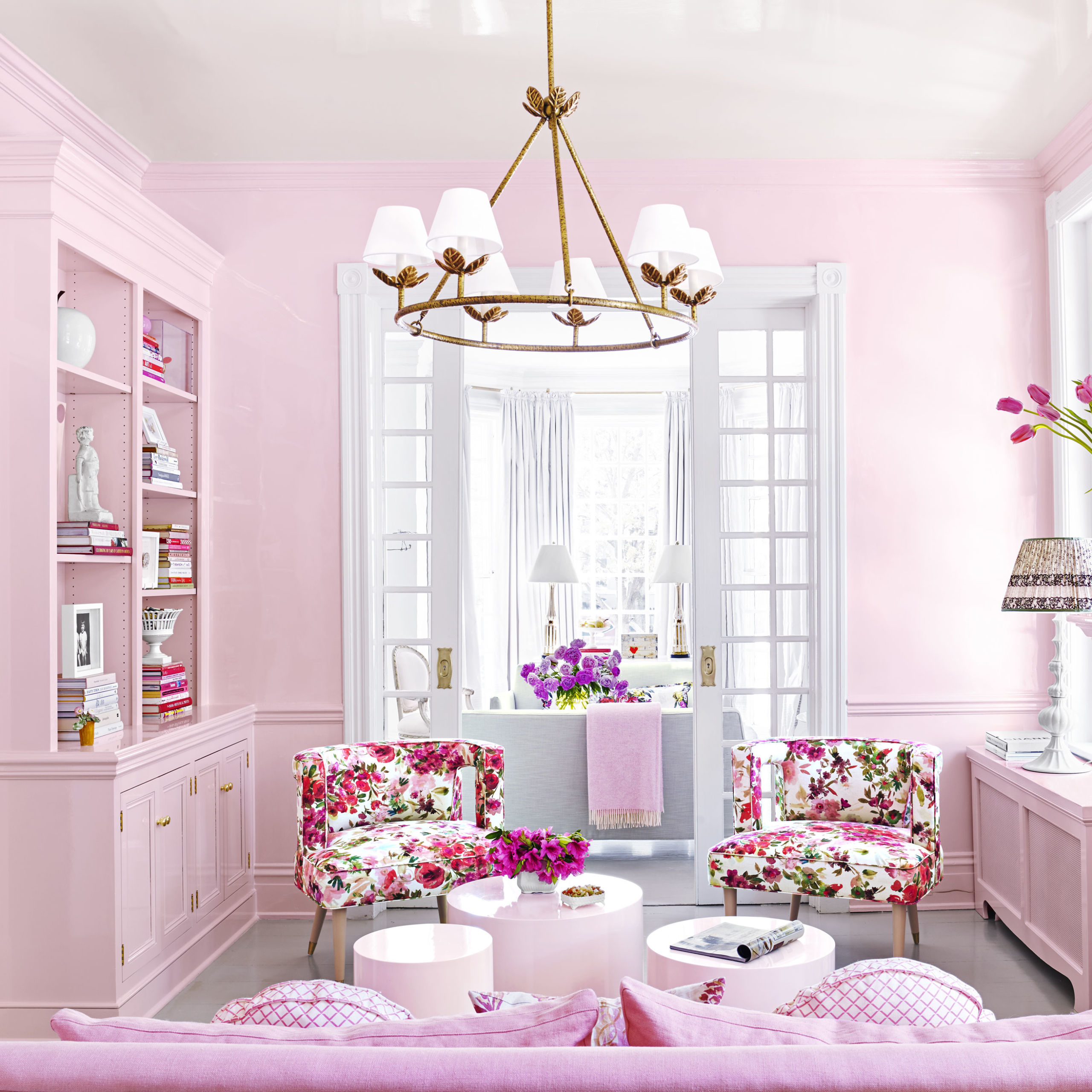 Millennial pink interiors