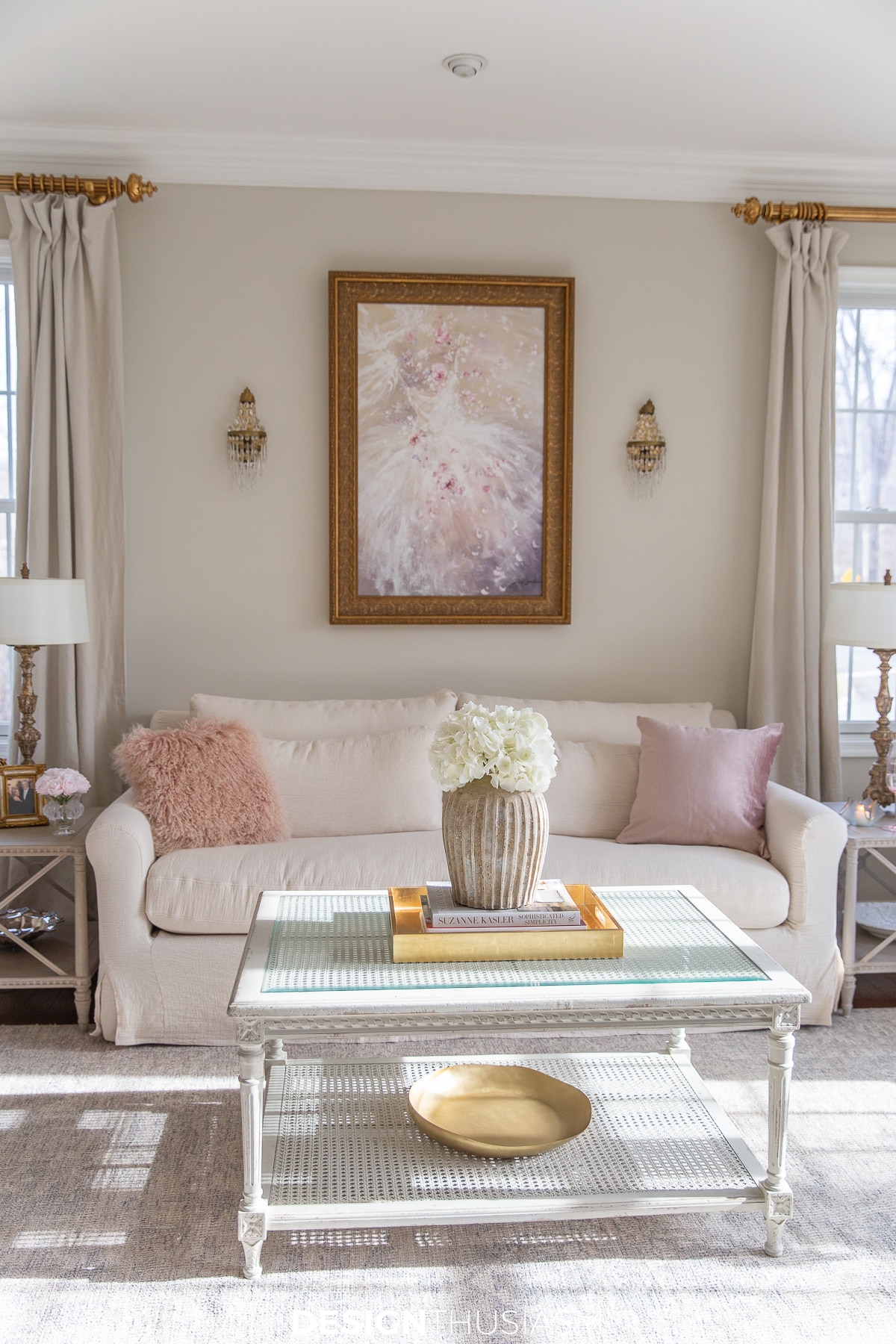 Hot pink accents