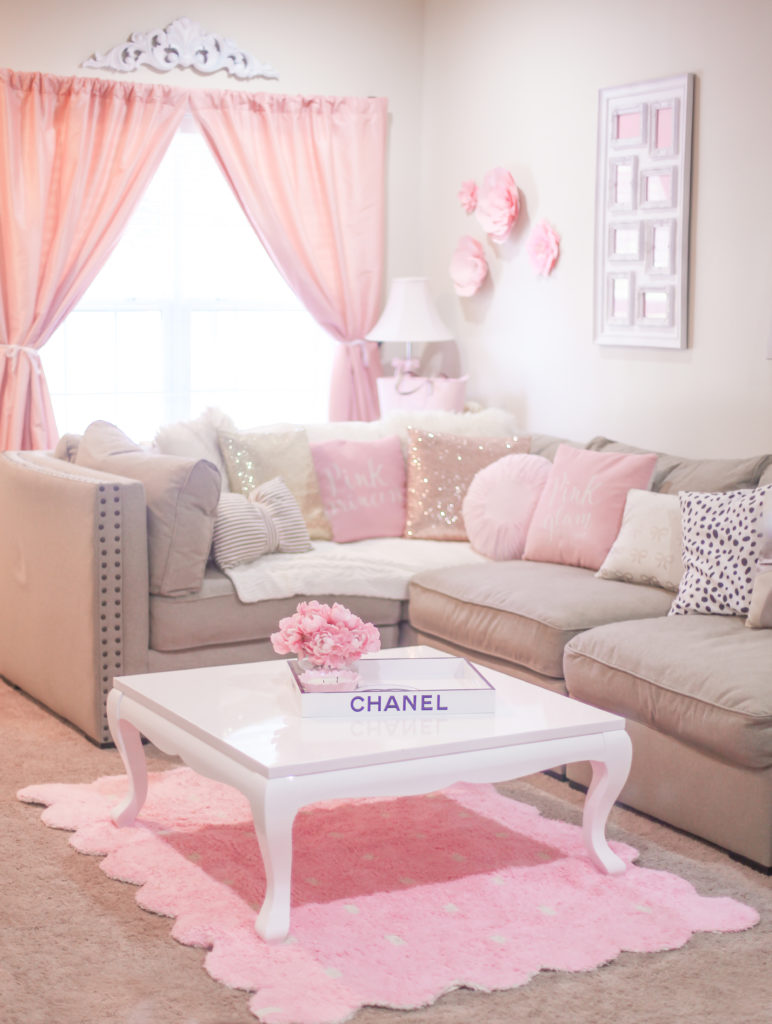 Pink textiles