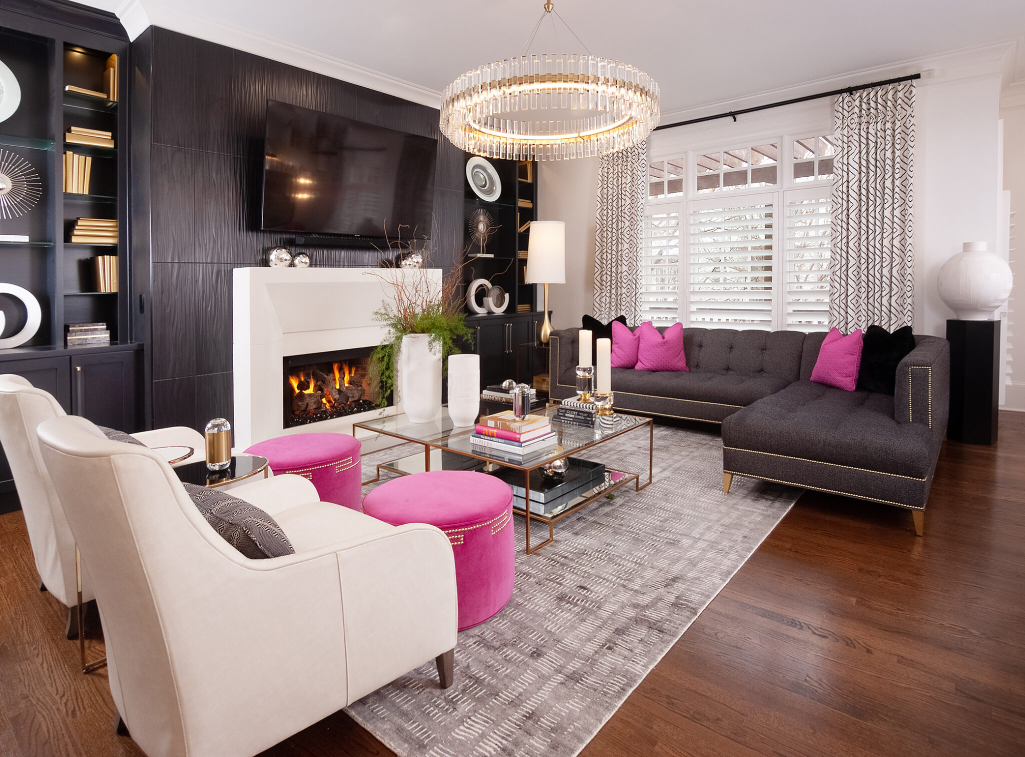 Pink wall paint