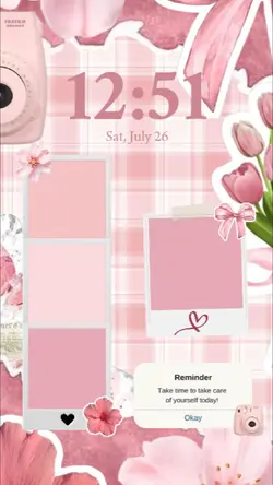 Pink peel and stick wallpaper