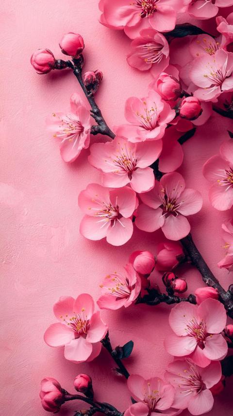 Pink wallpaper for nursery