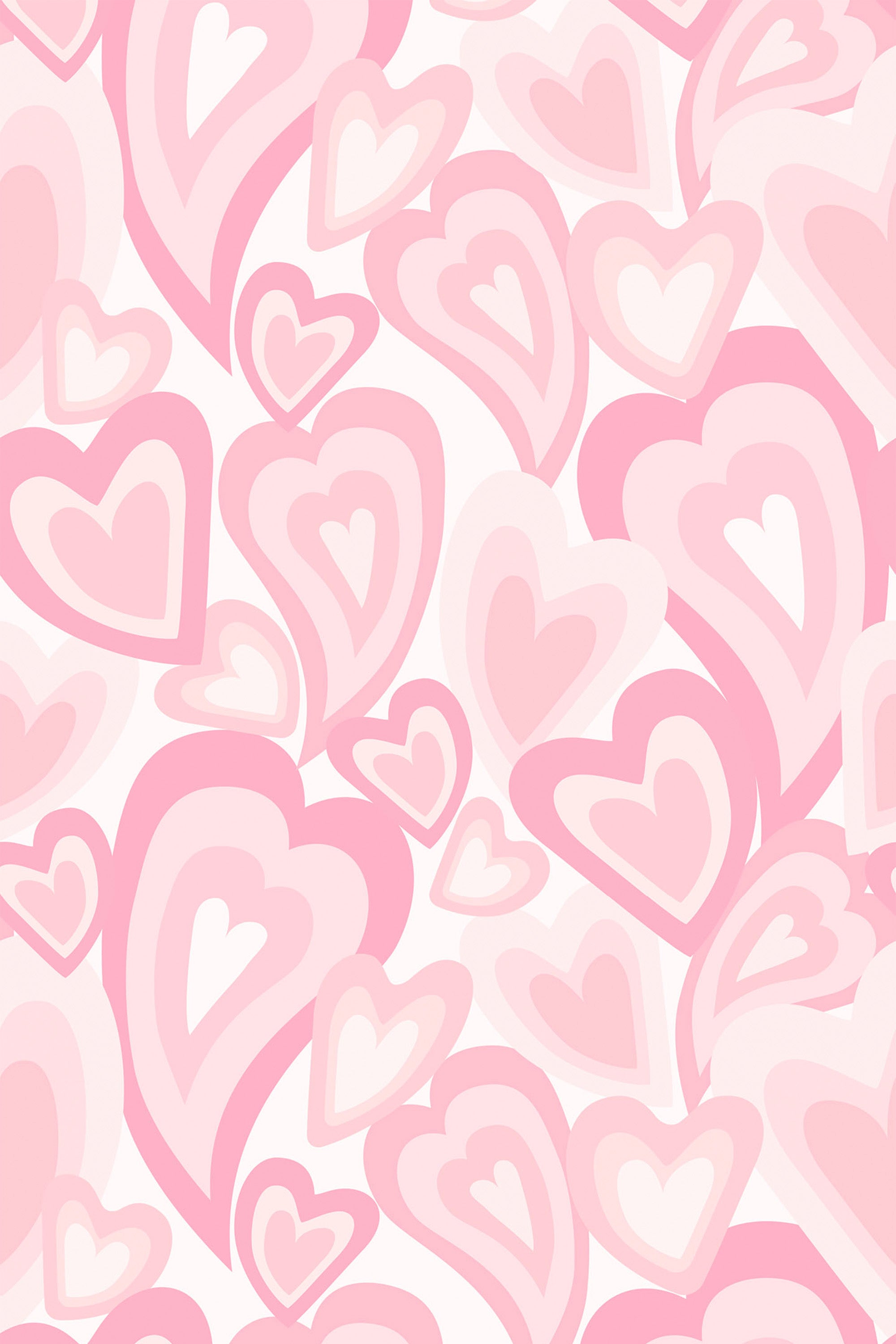 Pink floral wallpaper