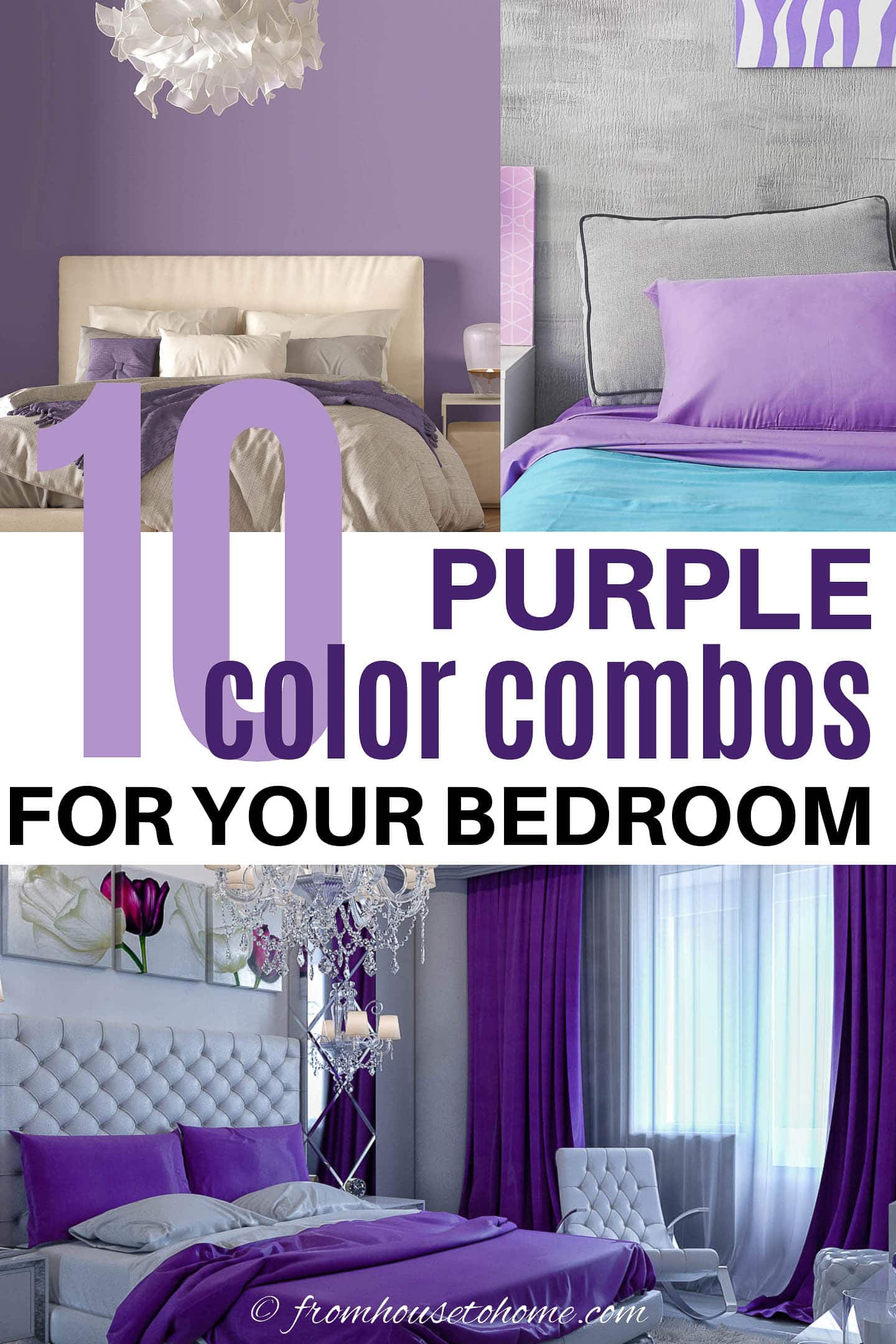 modern plum bedroom