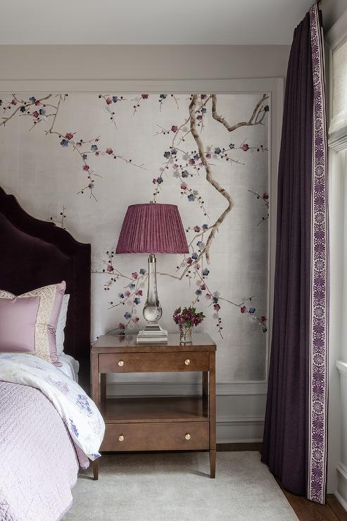 luxury plum bedroom