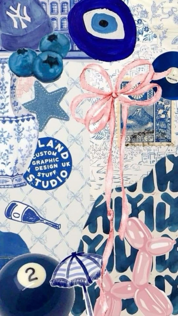 coastal preppy wallpaper