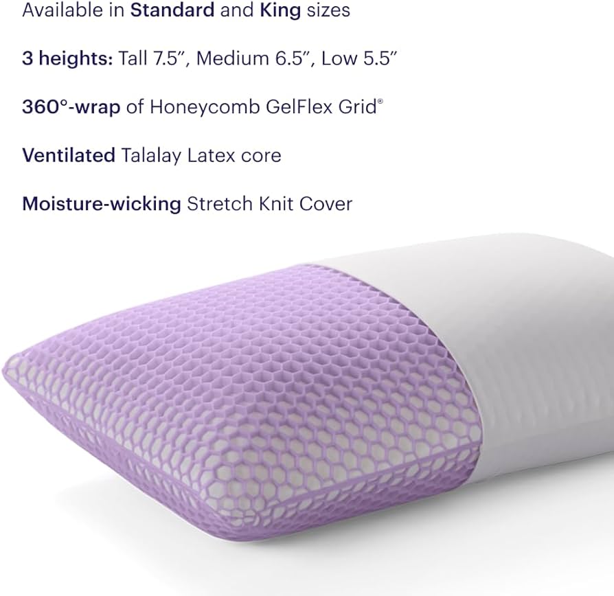 Purple Freeform Pillow