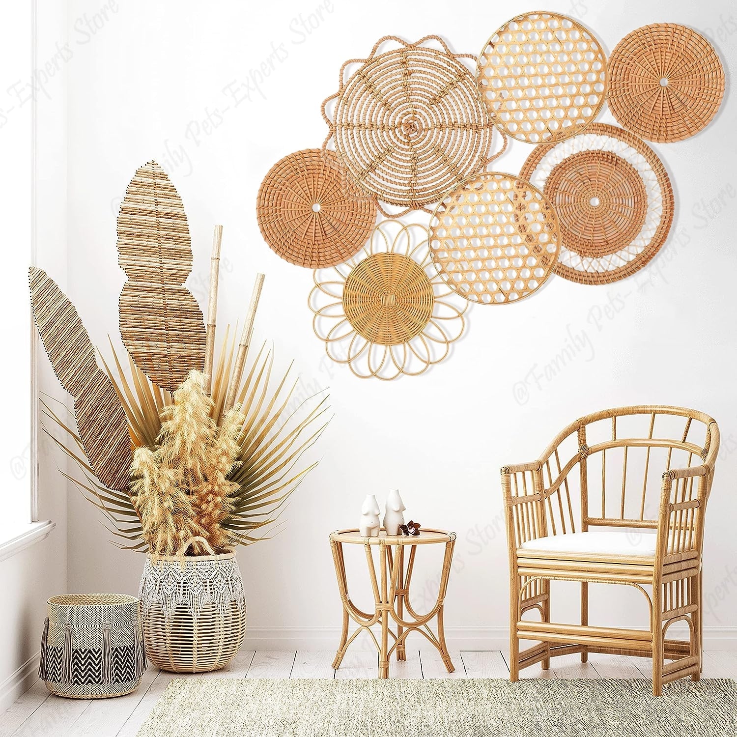 Natural fiber decor