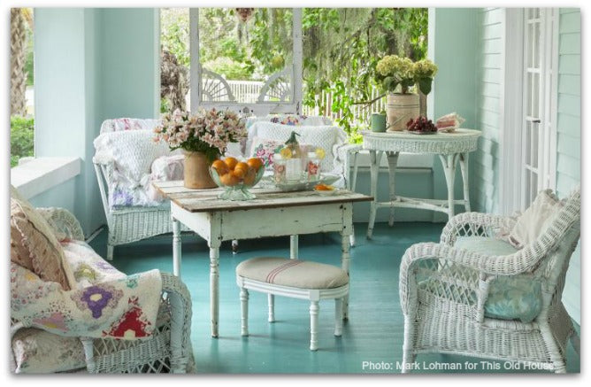 Rattan wall decor