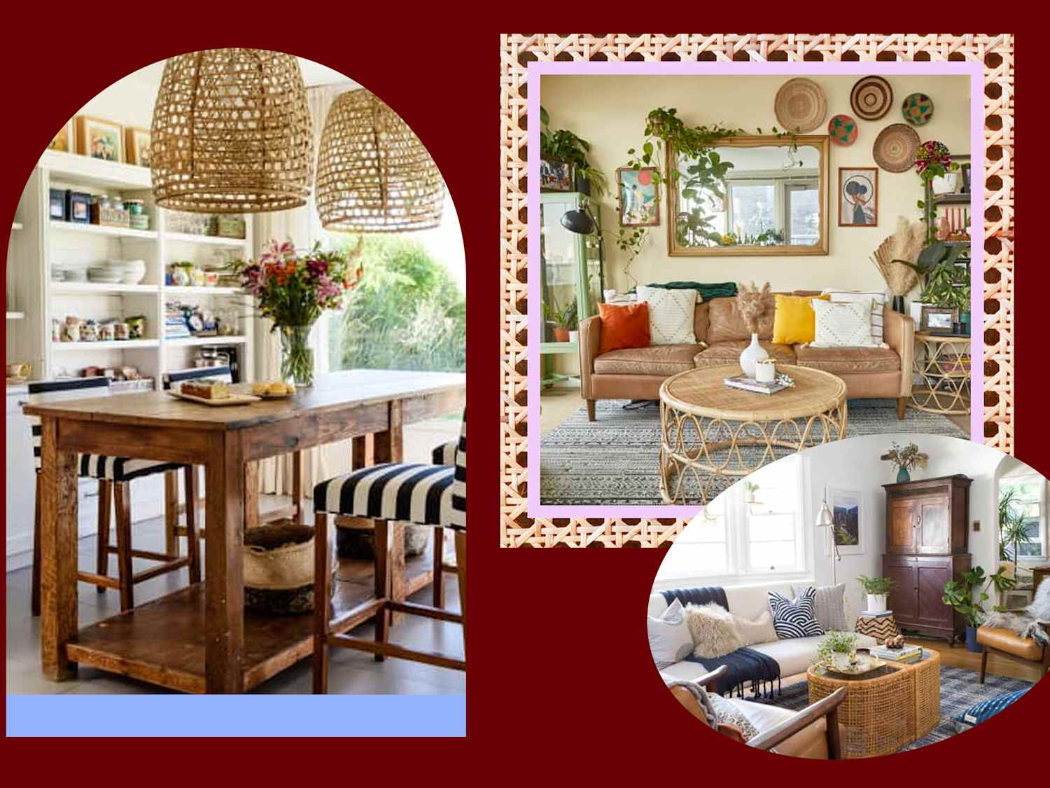 Natural fiber decor