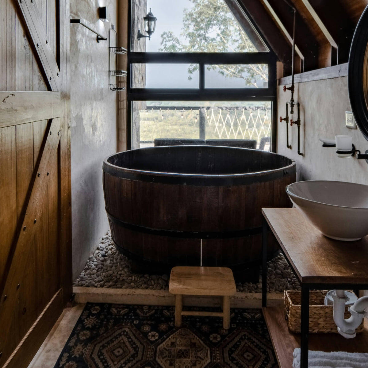 Modern Rustic Bathroom