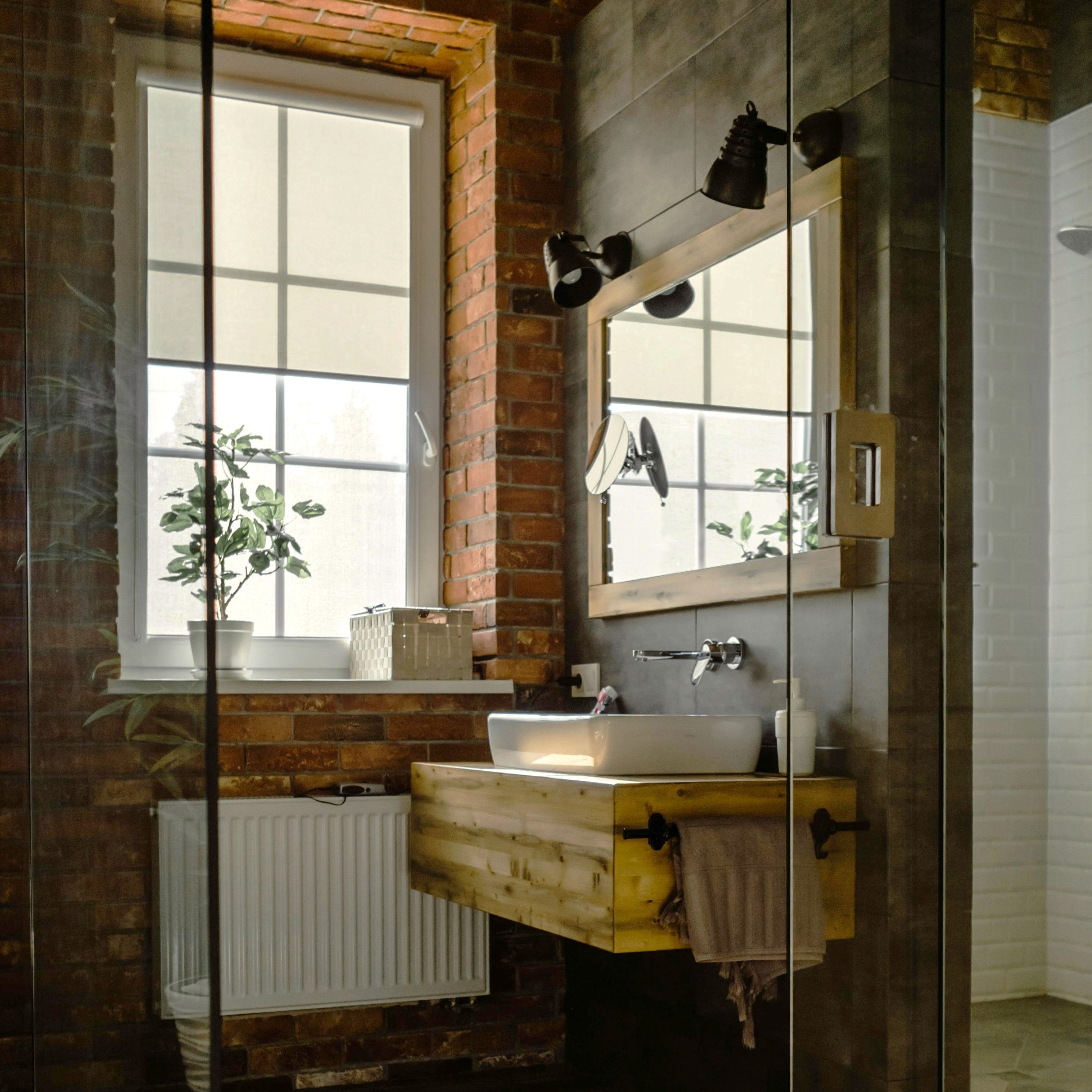 DIY Rustic Bathroom