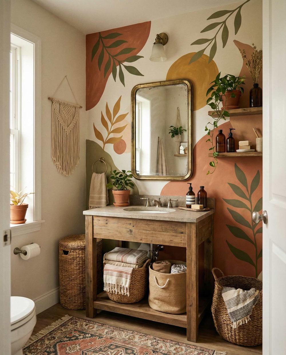 Rustic Farmhouse Bathroom