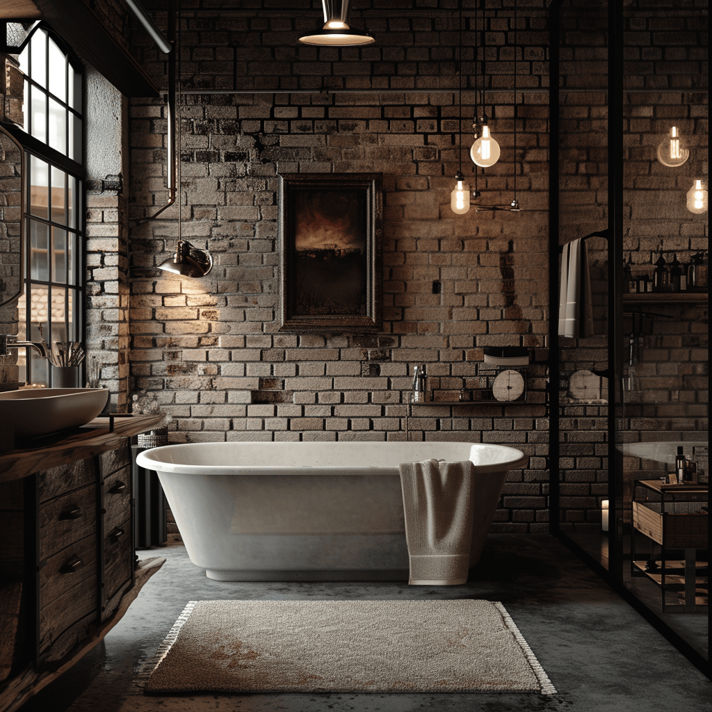 Log Cabin Bathroom