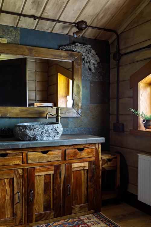 Rustic Bathroom Tiles