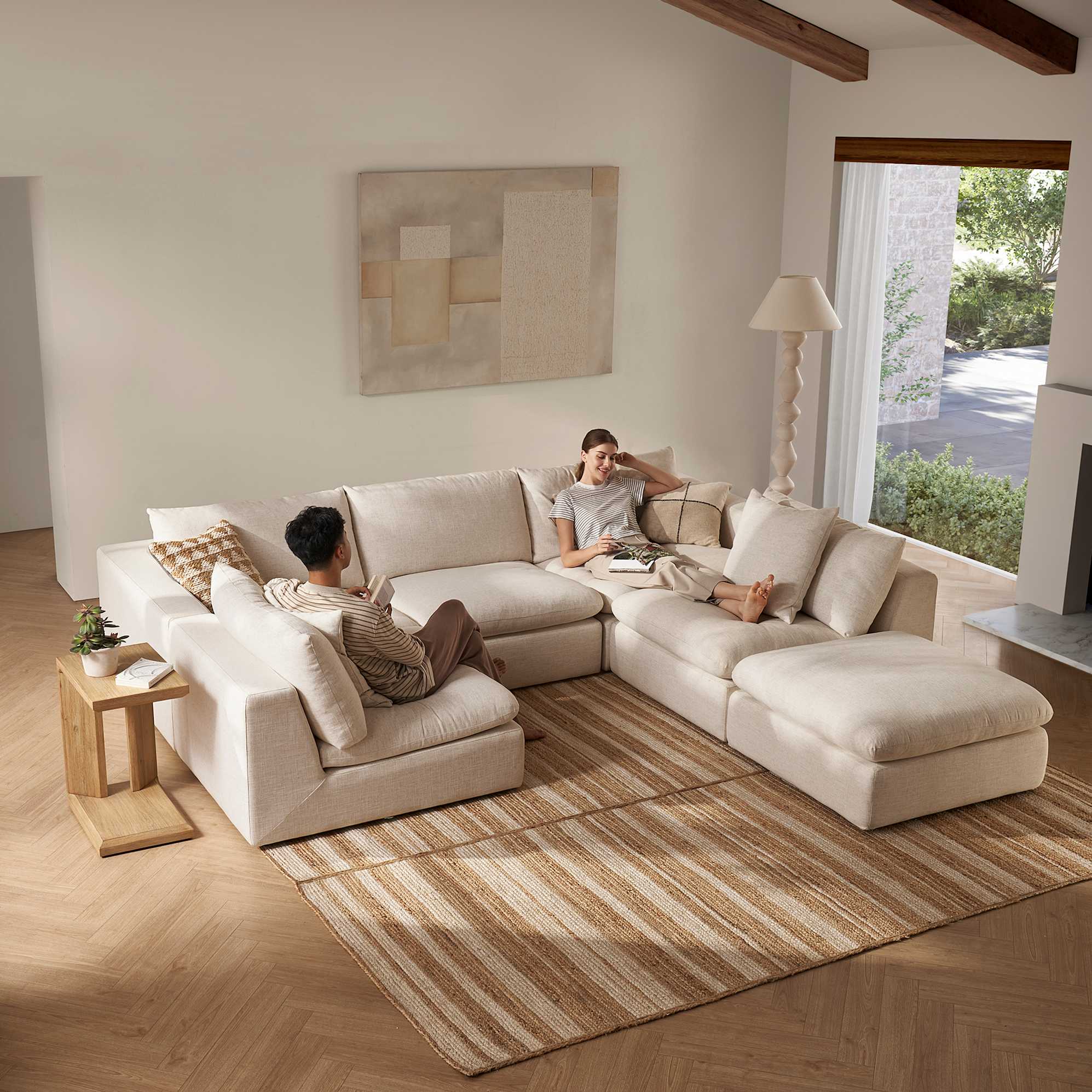 performance fabric sectional