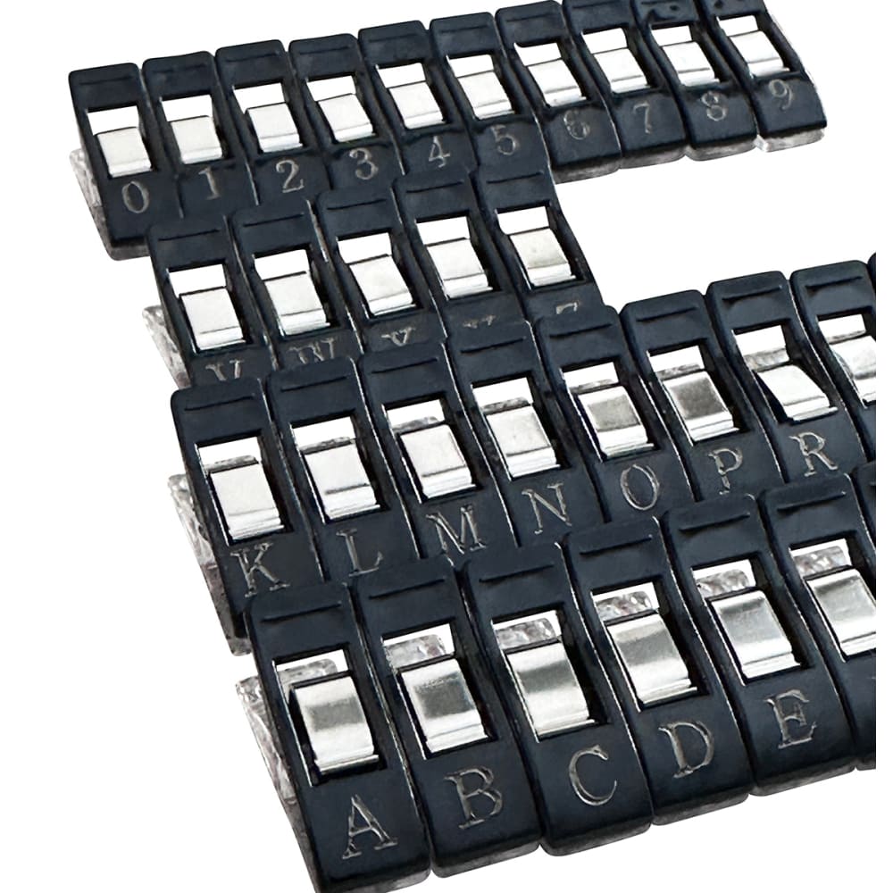 Plastic sewing clips