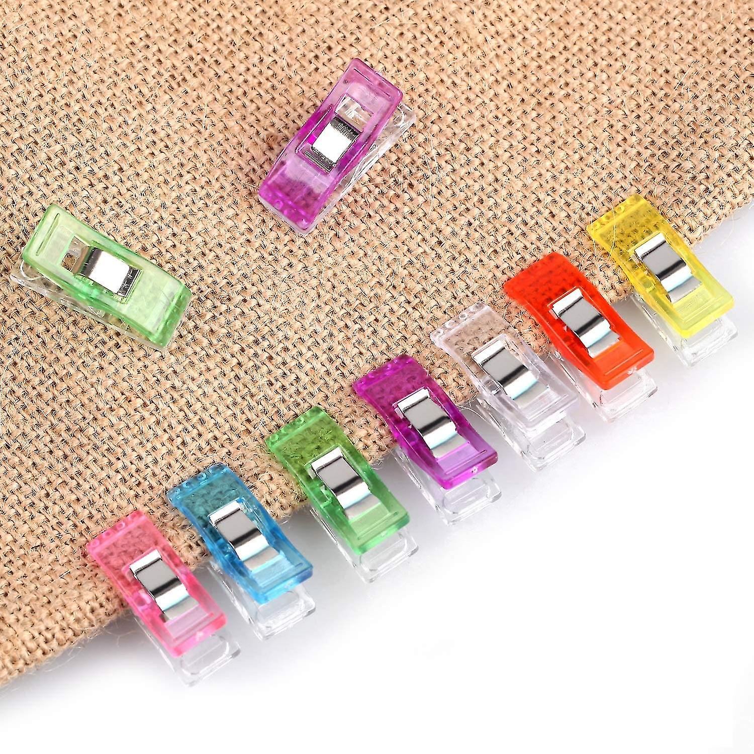 Locking sewing clips