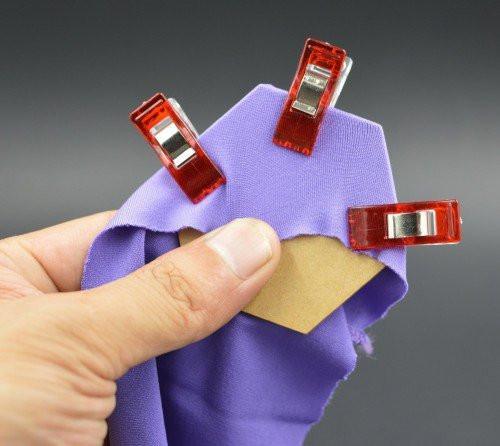 Magnetic sewing clips