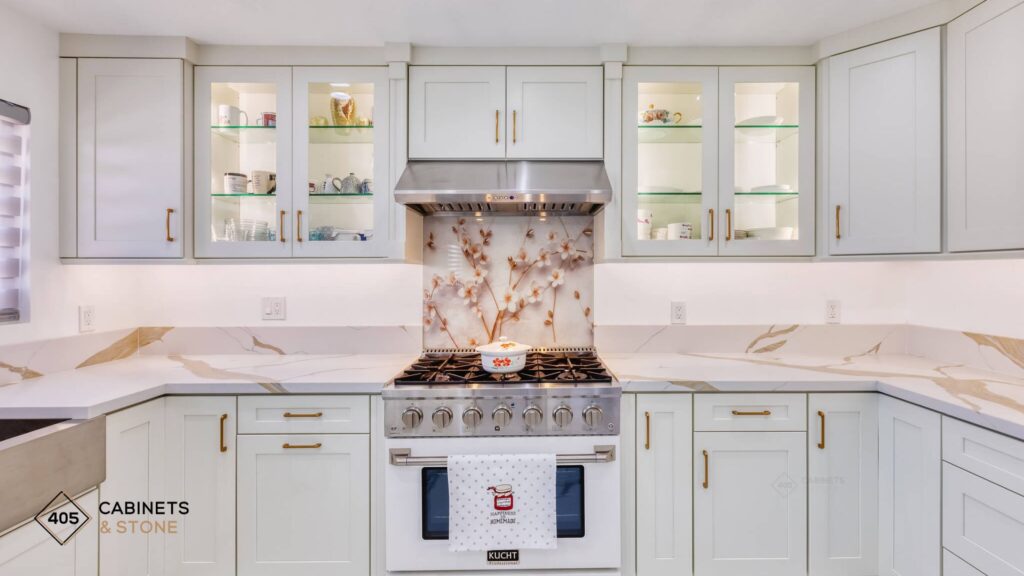 Shaker style kitchen cabinets