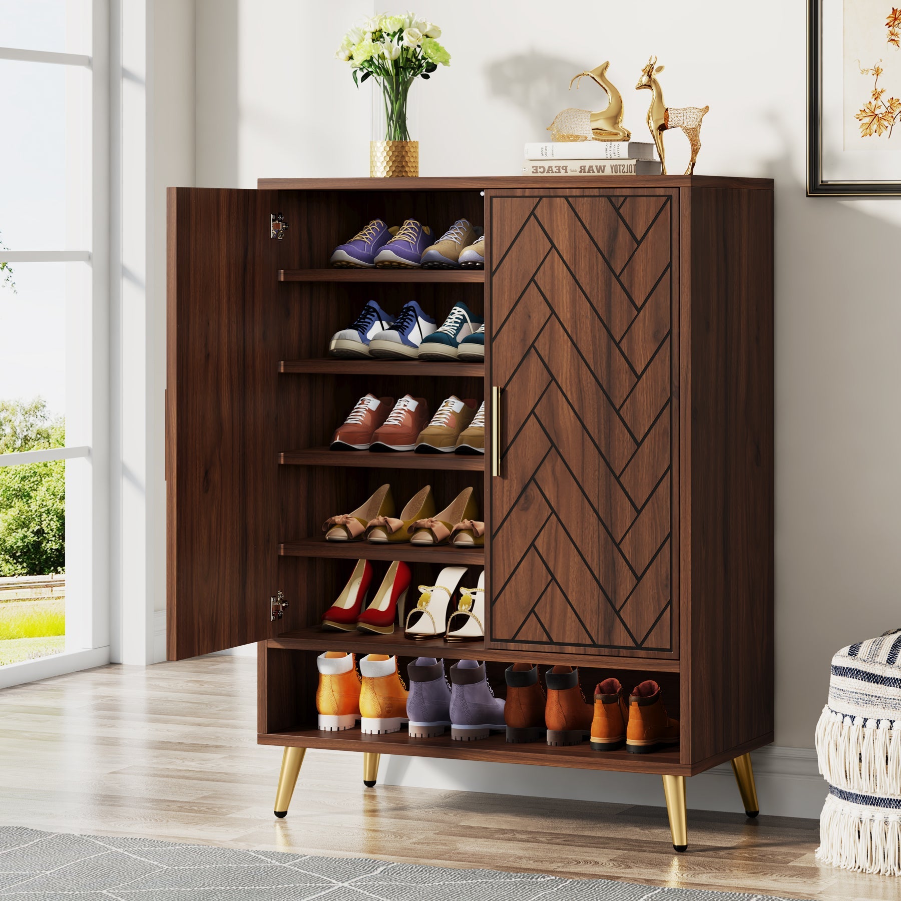 over-the-door shoe organizer