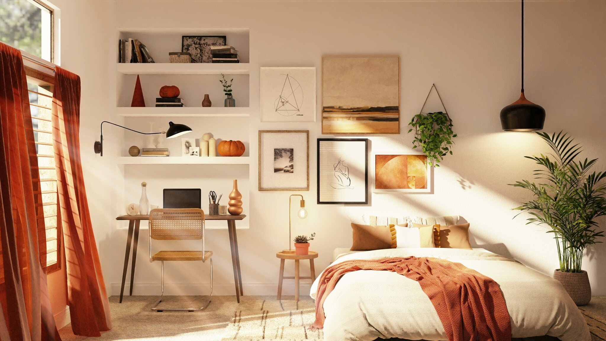 calm room decor