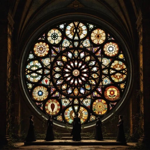 leaded glass windows