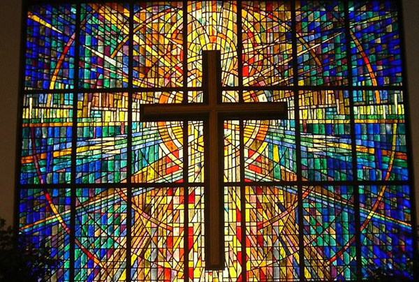 floral stained glass designs