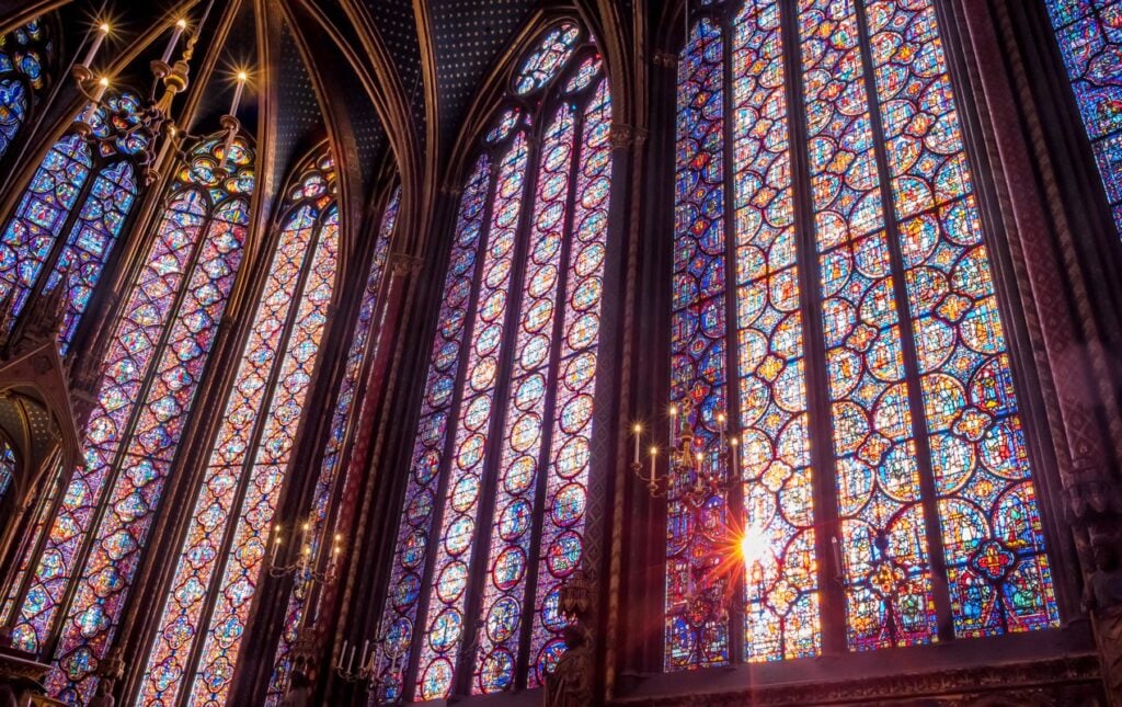modern stained glass interiors
